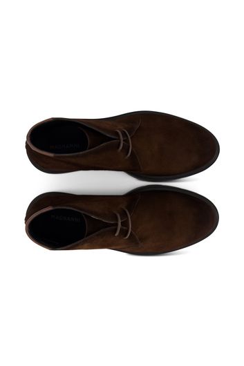 Magnanni nette schoenen bruin effen leer