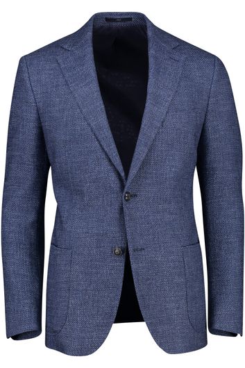 Dressler colbert blauw wol normale fit 