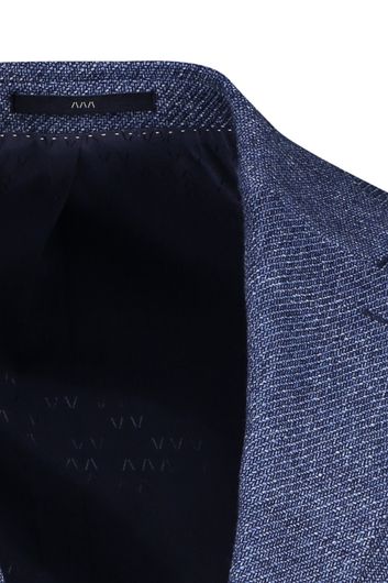 Dressler colbert blauw wol normale fit 