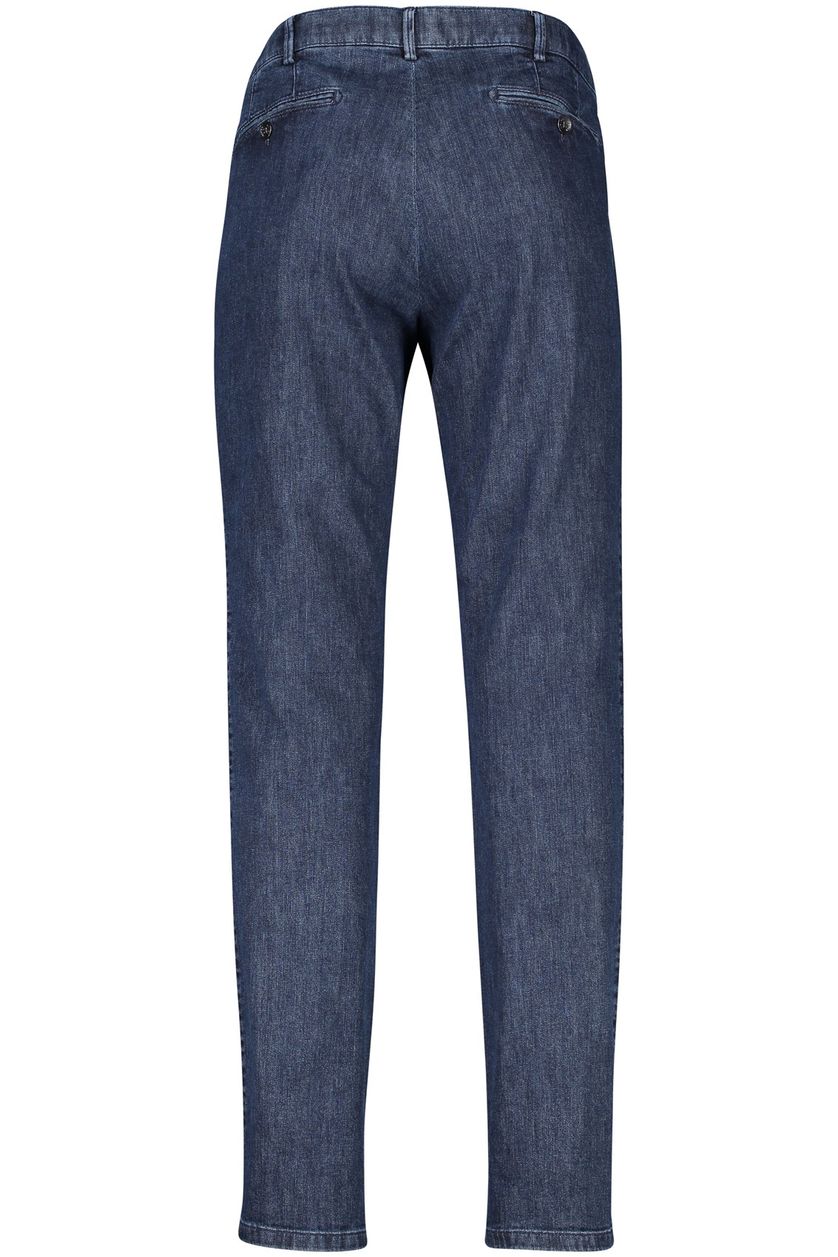 Meyer nette jeans Dubai donkerblauw effen denim