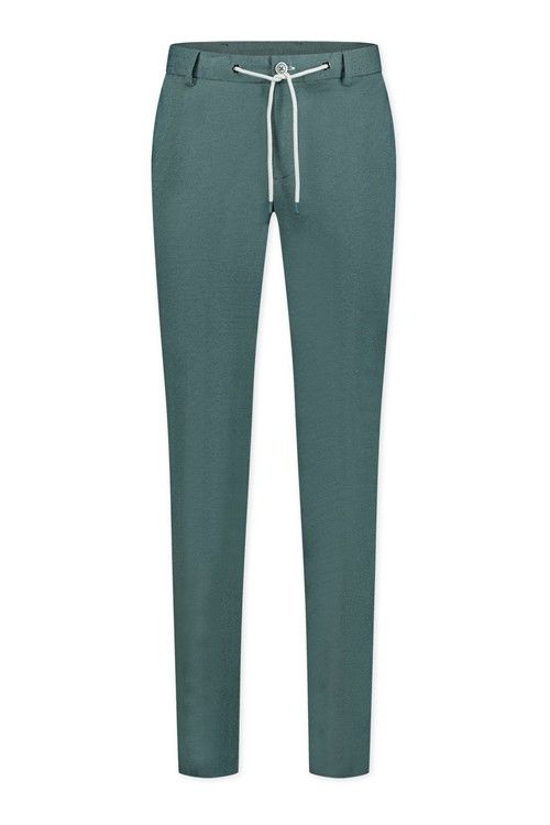 Slim fit Blue Industry pantalon mix en match groen effen katoen