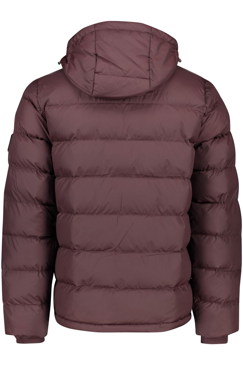 Paarse Gant winterjas normale fit polyester