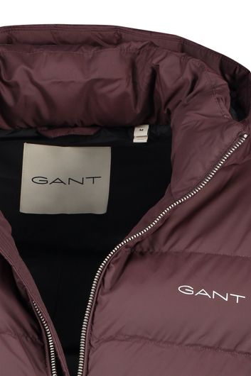 Gant winterjas paars normale fit polyester