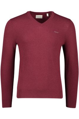 Gant Gant trui rood normale fit v-hals
