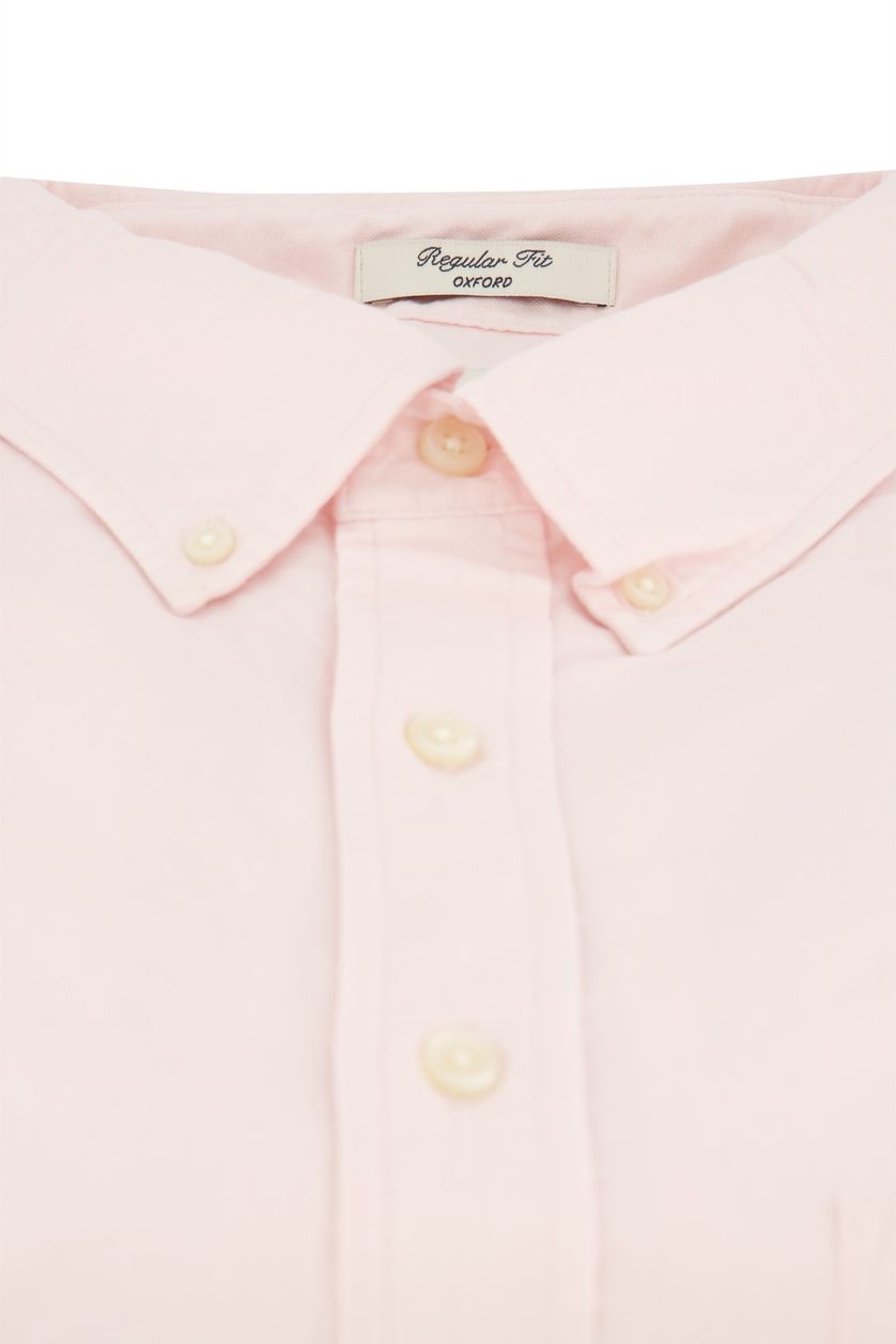 Gant overhemd katoen regular fit roze