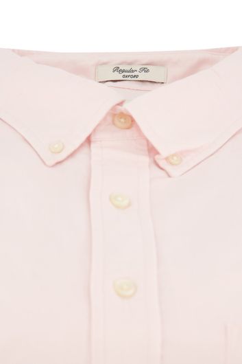 Gant overhemd regular fit roze katoen