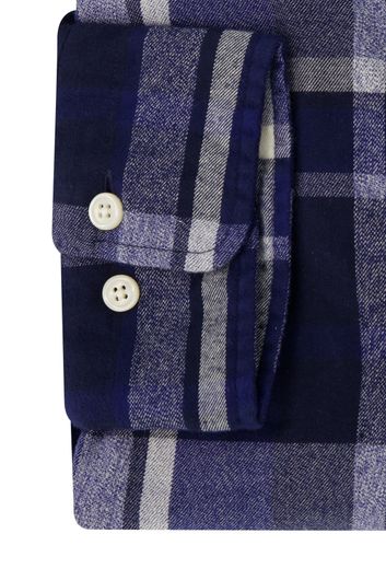 Gant casual heren overhemd regular fit blauw geruit katoen