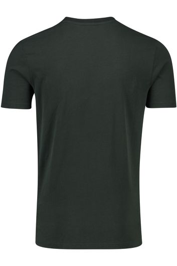 Superdry t-shirt groen oranje print