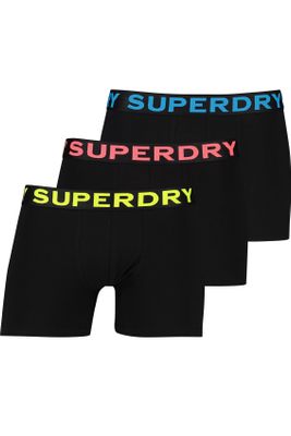 Superdry Superdry boxershorts zwart 3-pack