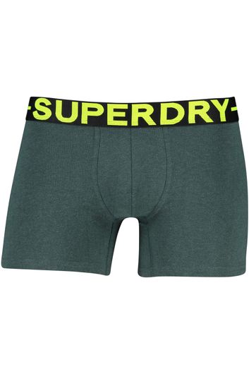 Superdry boxershorts 3-pack groen grijs zwart