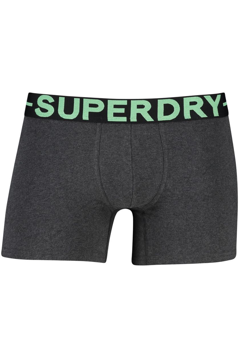 Superdry boxershorts groen grijs zwart 3-pack