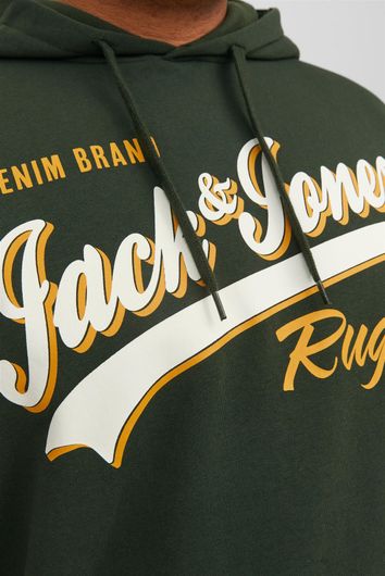 Jack & Jones hoodie groen regular fit