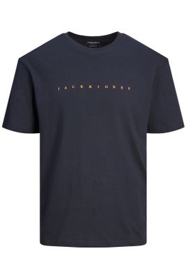 Jack & Jones Jack & Jones t-shirt korte mouw donkerblauw relaxed fit