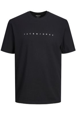 Jack & Jones T-shirt Jack & Jones korte mouw relaxed fit zwart opdruk