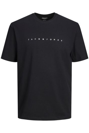 T-shirt Jack & Jones korte mouw zwart opdruk