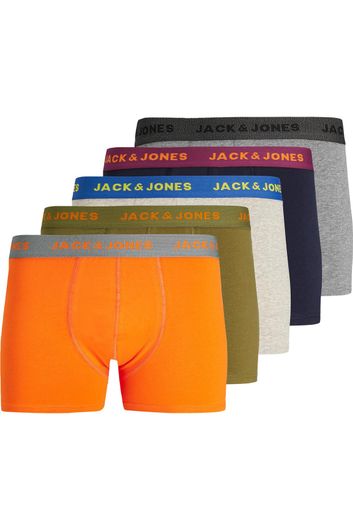 Jack & Jones boxershorts 5-pack multicolor