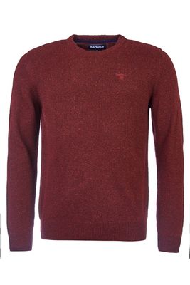 Barbour Barbour trui wol ronde hals rood
