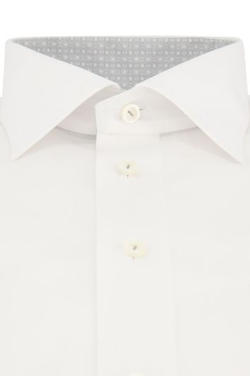 Eton business overhemd wijde fit wit effen katoen