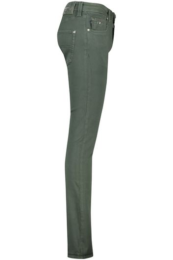 Tramarossa Leonardo 5-pocket broek heren groen effen denim