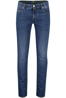 Tramarossa Tramarossa jeans 5-pocket slim fit Leonardo blauw effen katoen