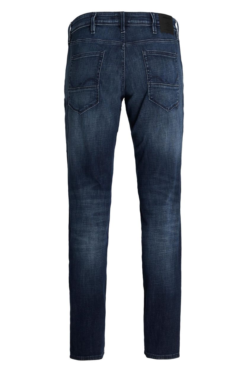 jeans Jack & Jones donkerblauw effen katoen