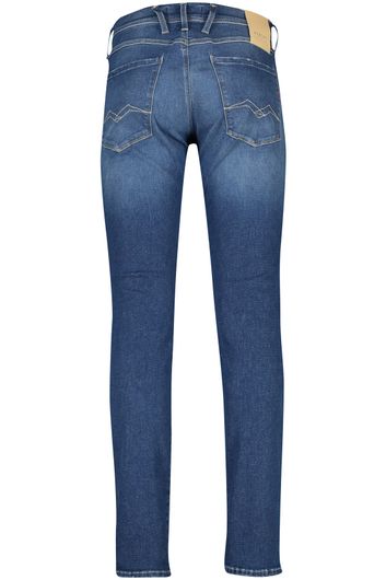 Replay jeans 5-pocket blauw effen denim Anbass Hyperflex