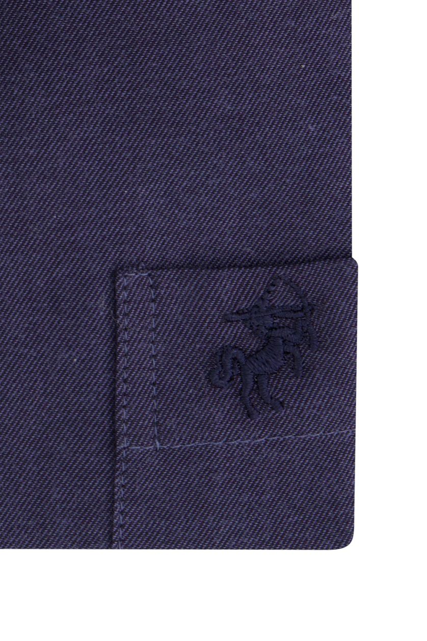 Eden Valley overhemd donkerblauw regular fit katoen