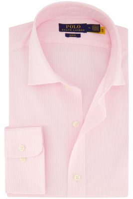 Polo Ralph Lauren Polo Ralph Lauren overhemd katoen slim fit roze gestreept