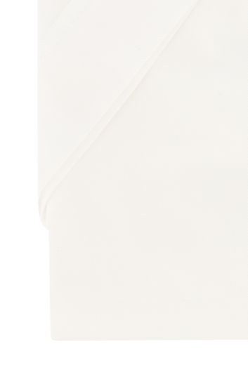 Ledub overhemd korte mouw Modern Fit New normale fit wit effen katoen