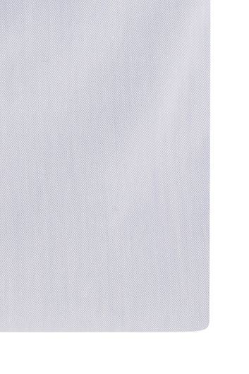 Lichtblauw normale fit Ledub overhemd effen katoen