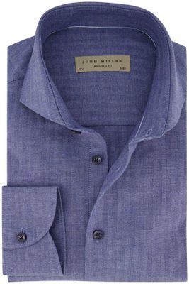 John Miller John Miller Overhemd blauw tailored fit