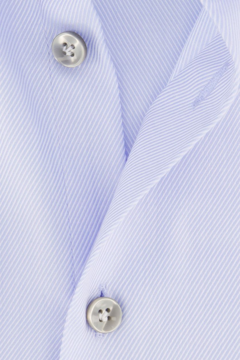 Lichtblauwe John Miller overhemd tailored Fit katoen