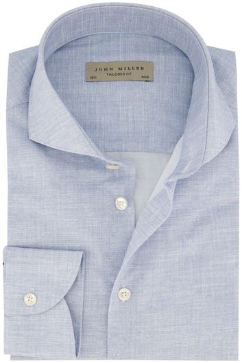 John Miller Overhemd blauw tailored fit