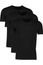 Hugo Boss t-shirt zwart katoen 3-pack classic fit