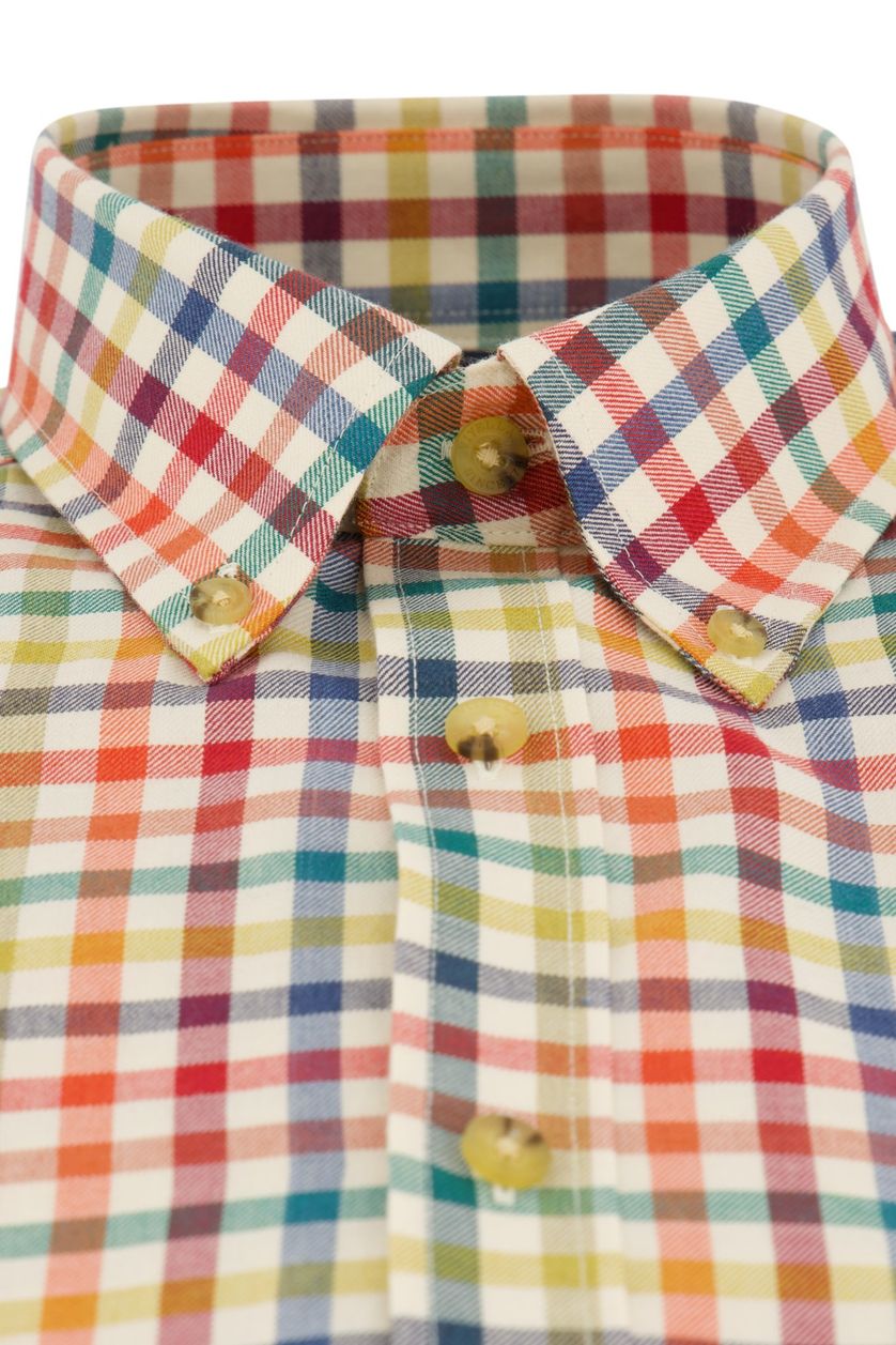 Viyella overhemd normale fit multicolor katoen geruit