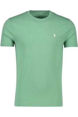 Polo Ralph Lauren Polo Ralph lauren t-shirt groen ronde hals Custom Slim Fit