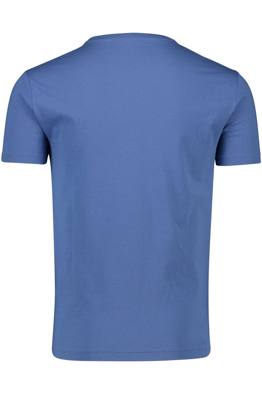 Polo Ralph lauren t-shirt blauw ronde hals normale fit katoen