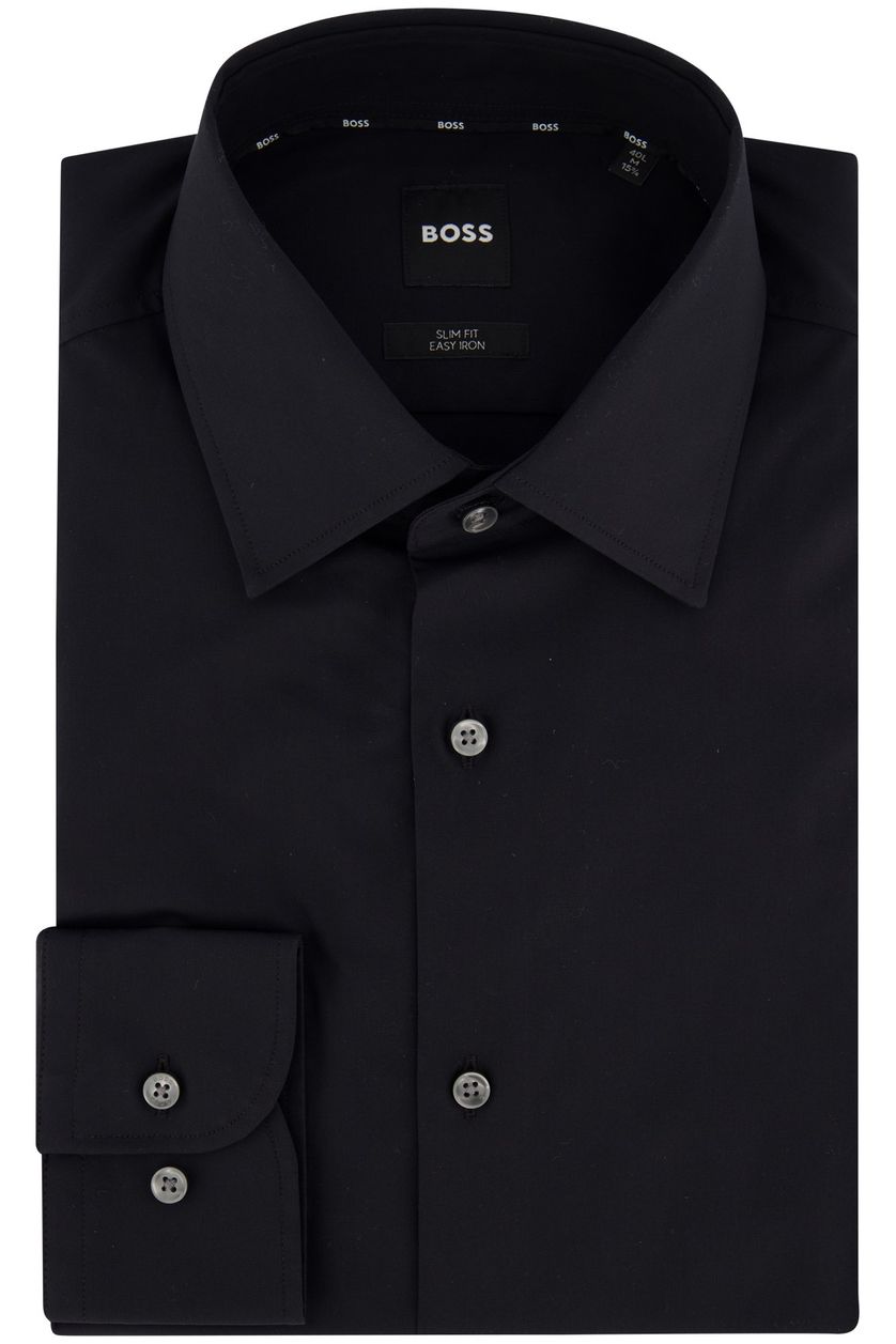 Hugo Boss overhemd H-HANK slim fit zwart
