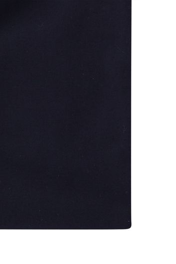 Hugo Boss business overhemd slim fit donkerblauw effen katoen