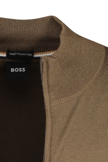 Hugo Boss Black vest Balonso-L bruin wol