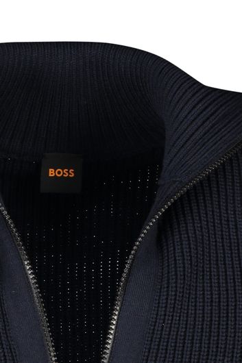 Hugo Boss vest donkerblauw merinowol