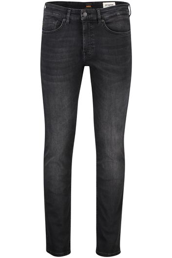 Hugo Boss jeans zwart effen katoen
