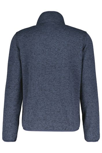 New Zealand sweater opstaande kraag Whangamoa donkerblauw