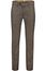 Meyer pantalon flatfront Bonn bruin geruit wol