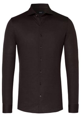 Desoto Desoto business overhemd slim fit zwart effen katoen