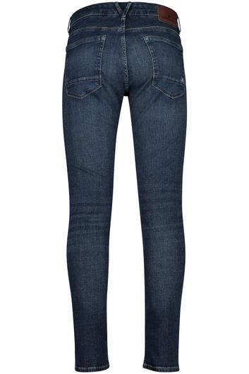 Vanguard jeans donkerblauw effen katoen