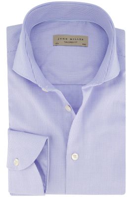 John Miller John Miller business overhemd Tailored Fit normale fit lichtblauw geprint katoen