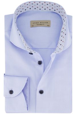 John Miller business overhemd John Miller Tailored Fit normale fit lichtblauw effen katoen