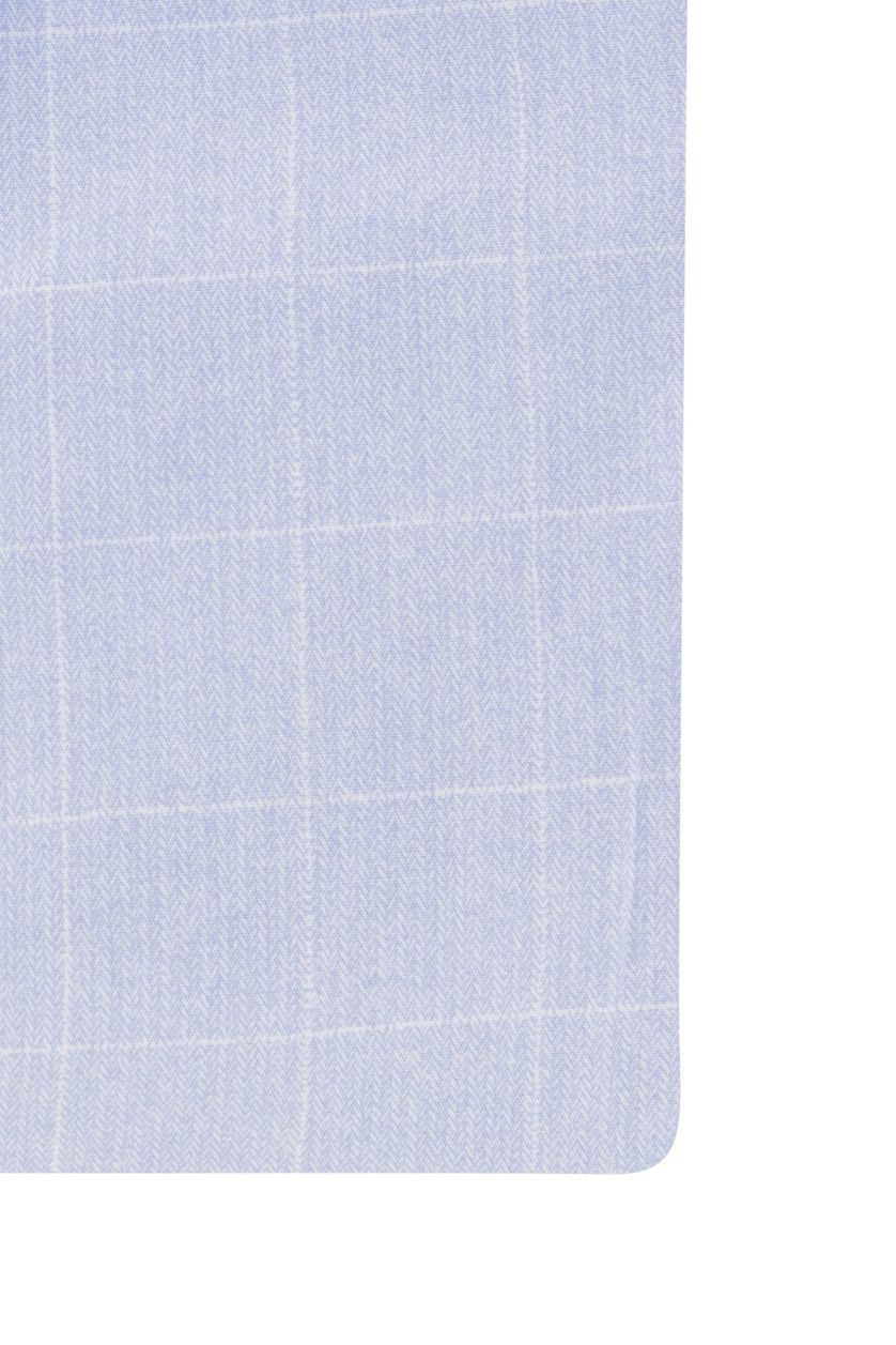 Thomas Maine trui met opstaande kraag donkerblauw effen merinowol