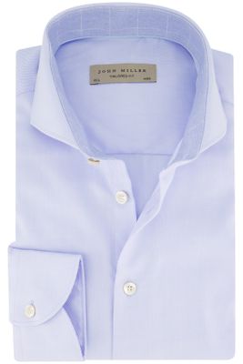 John Miller John Miller overhemd Tailored Fit lichtblauw katoen
